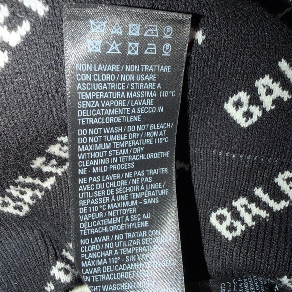 BALENCIAGA Mini Logo Crop Pullover - Picture 9 of 9